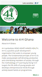 Mobile Screenshot of 4hghana.org